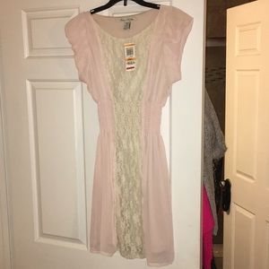 pink/cream dress/shirt